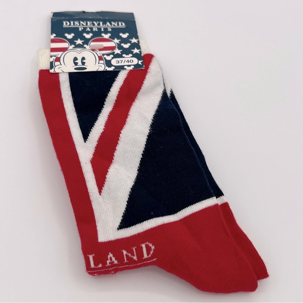 Disneyland Paris French Themed Mickey Mouse Socks
